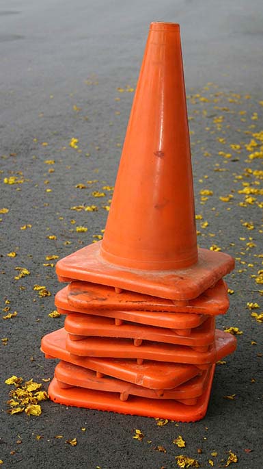 road cones