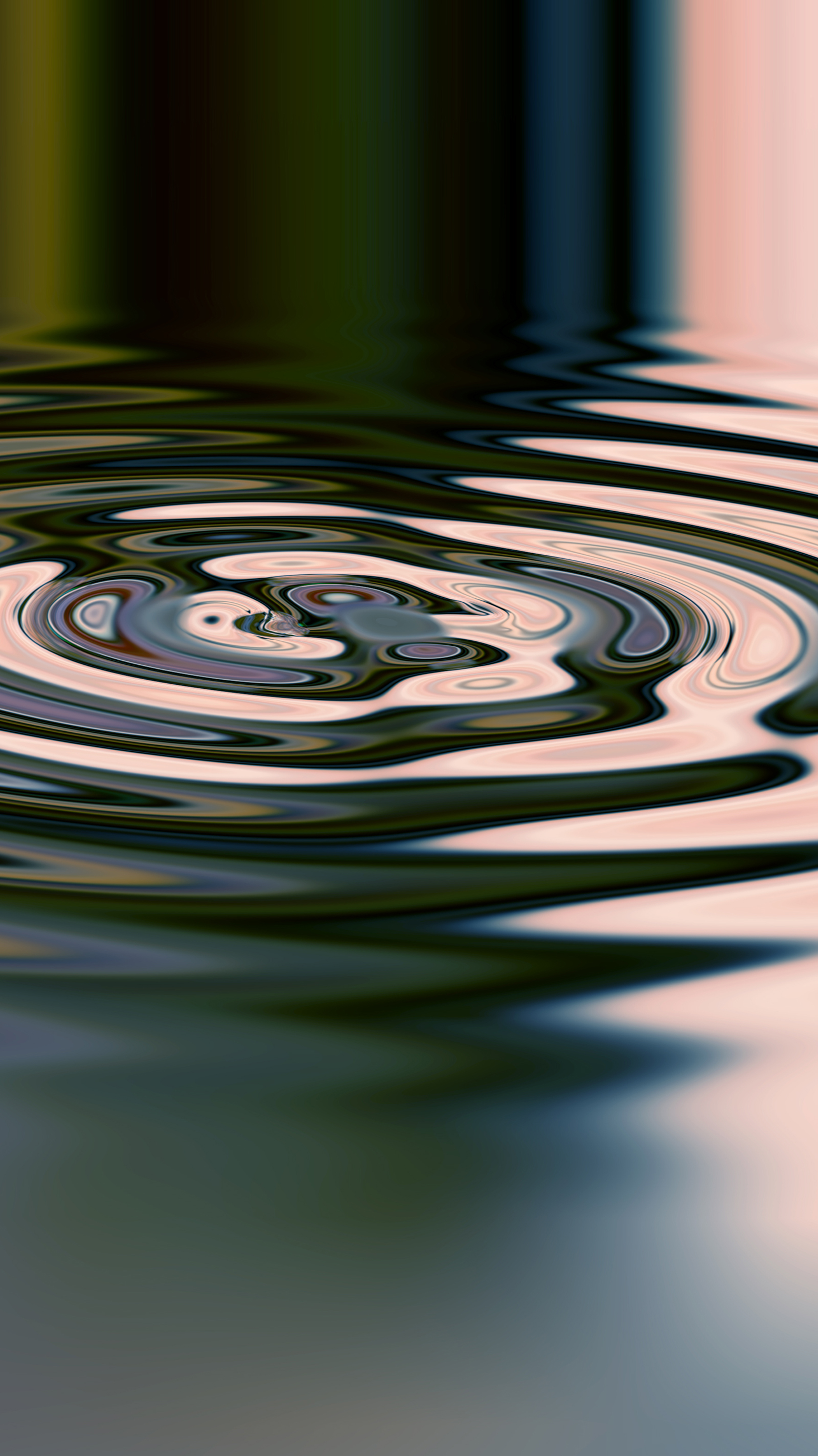 ripple effect in puddle