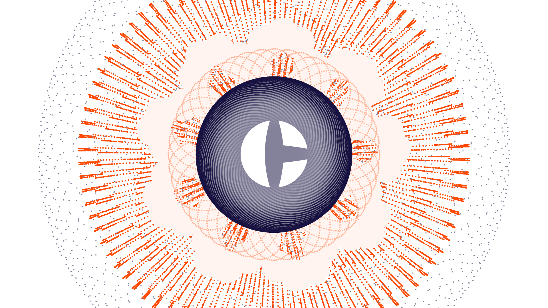 brand launch logo spirals