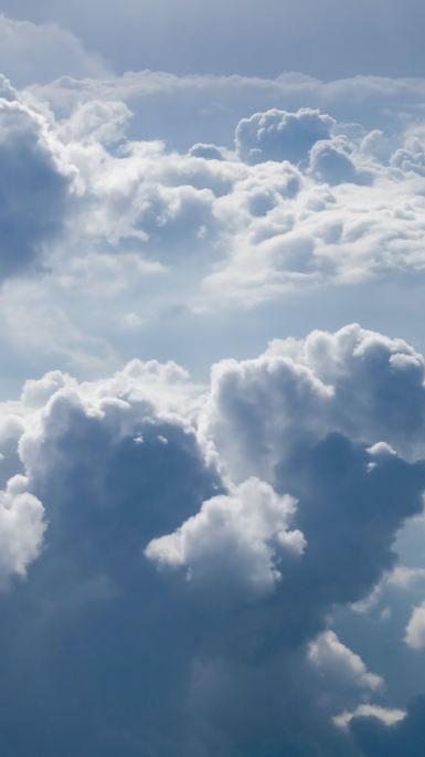 white clouds