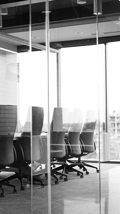 see through board room meeting 